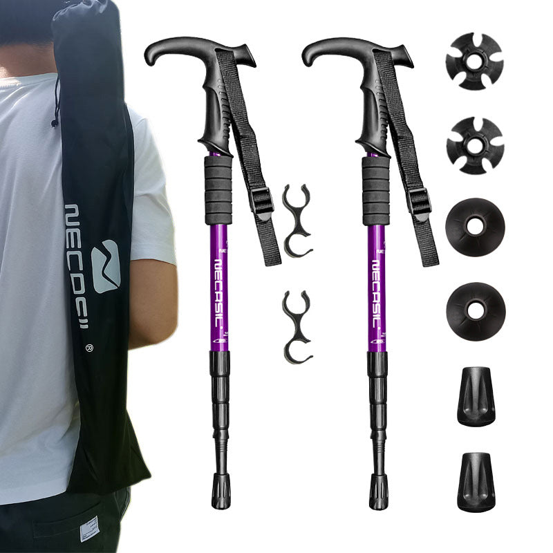 Elevate Your Hiking Experience with Our Aluminum Alloy Hiking Poles