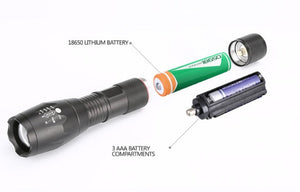 Illuminate Your Adventures with the Portable Mini Flashlight LED ZOOM Torch
