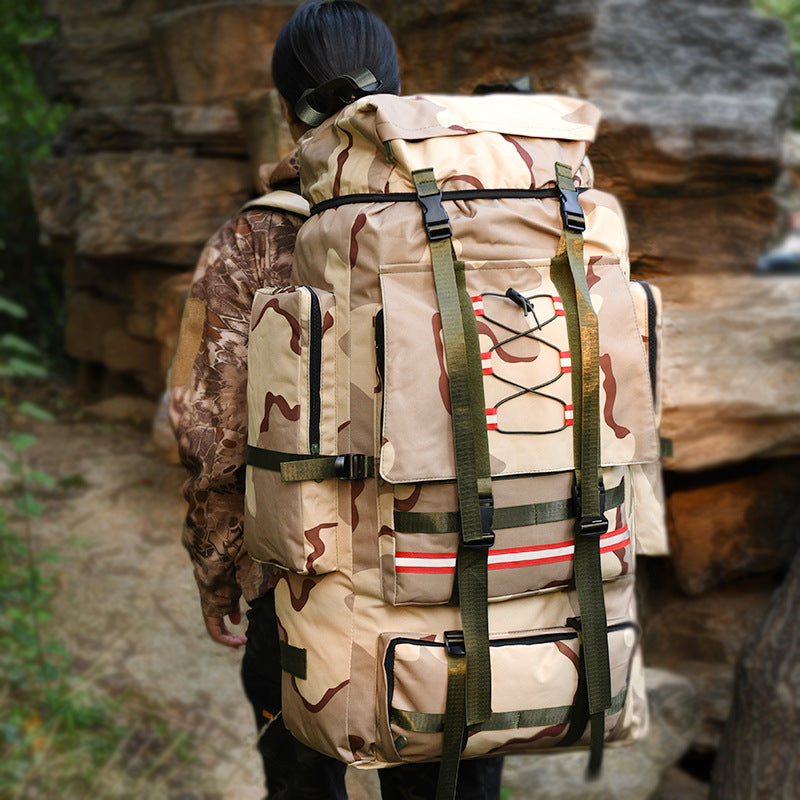 130L Extra Large Outdoor Camping Backpack