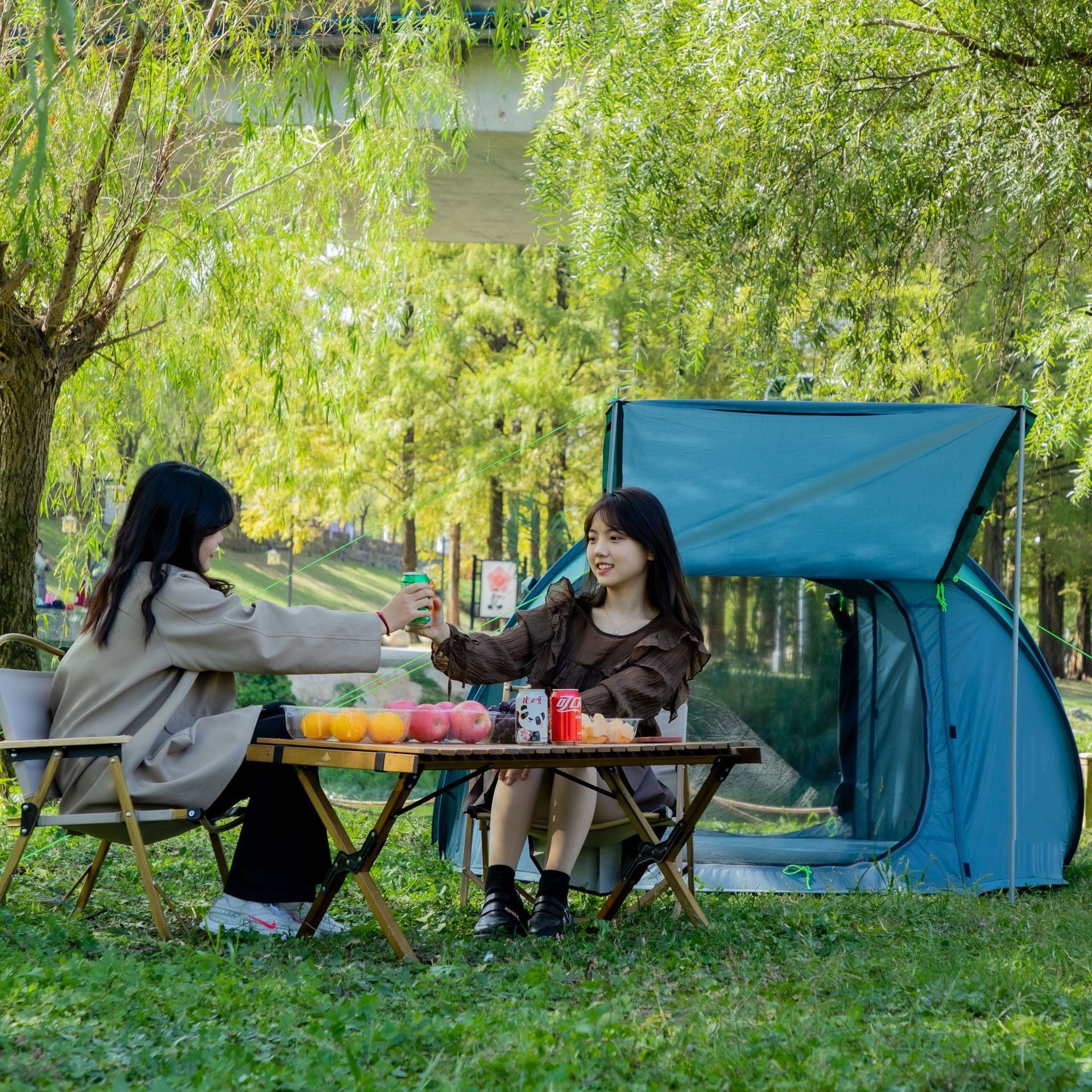 Layer Automatic Speed Open Tent Camping