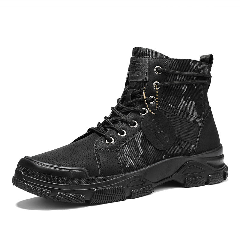 High-top Tooling Retro Outdoor Hiking Boots