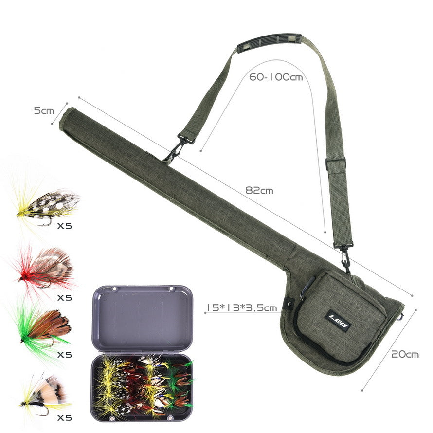 Fly Fishing Rod Bag Reel Combo With Carry Case