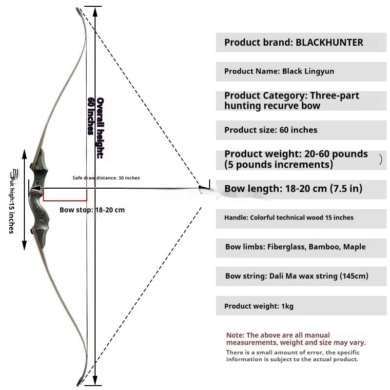 Traditional Archery Equipment American Bow