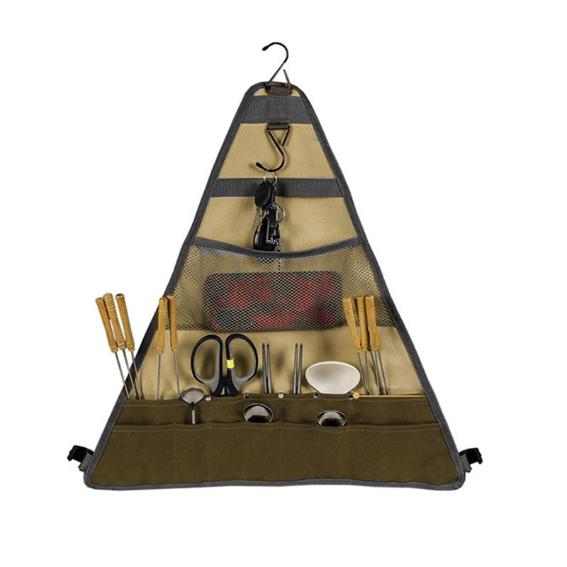 Spoon Hanging Cookware Foldable Tableware Bag