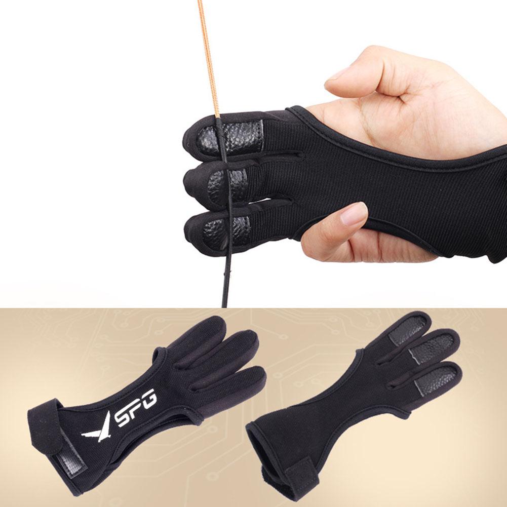 Three-finger Gloves Archery Finger Guard