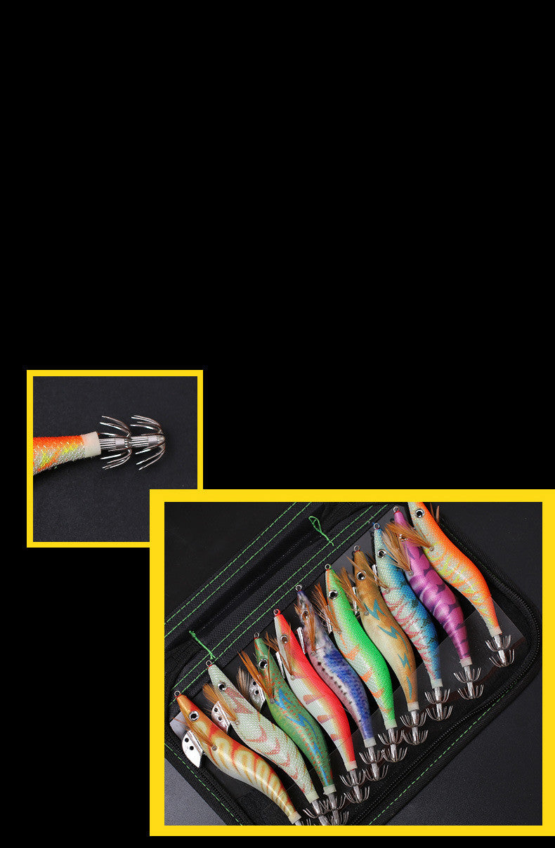 Luminous Wood Shrimp Bag 10 Pieces