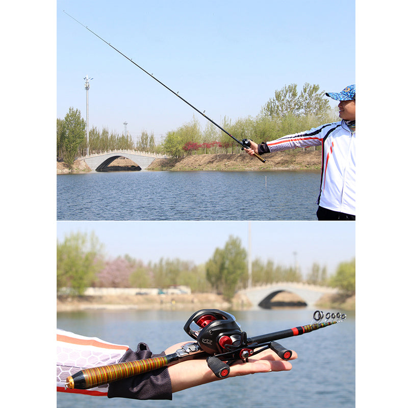Telescopic Rock Fishing Rod Spinning Fly Carp