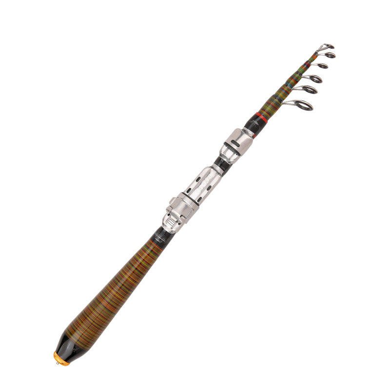 Telescopic Rock Fishing Rod Spinning Fly Carp