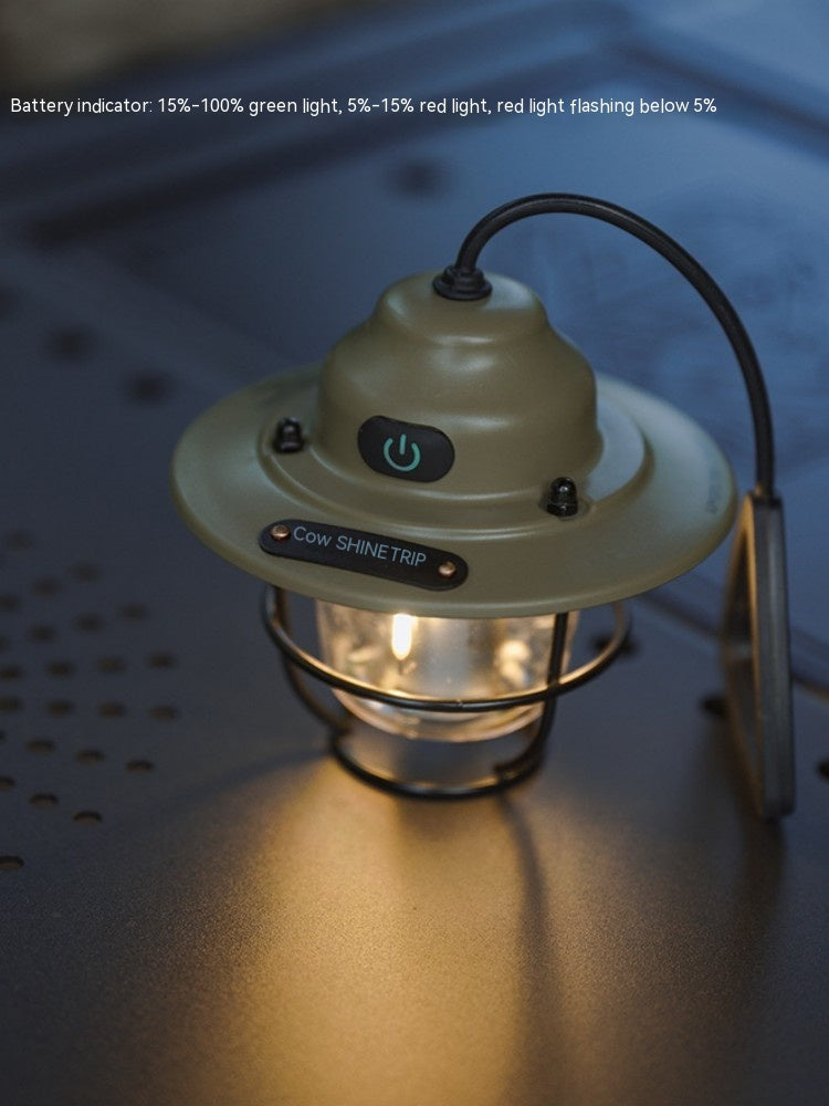 Camping Lantern Pine Cone Lamp Chandelier