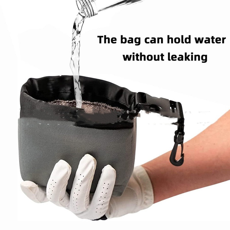 Outdoor Golf Club Portable Detachable Clean Bag