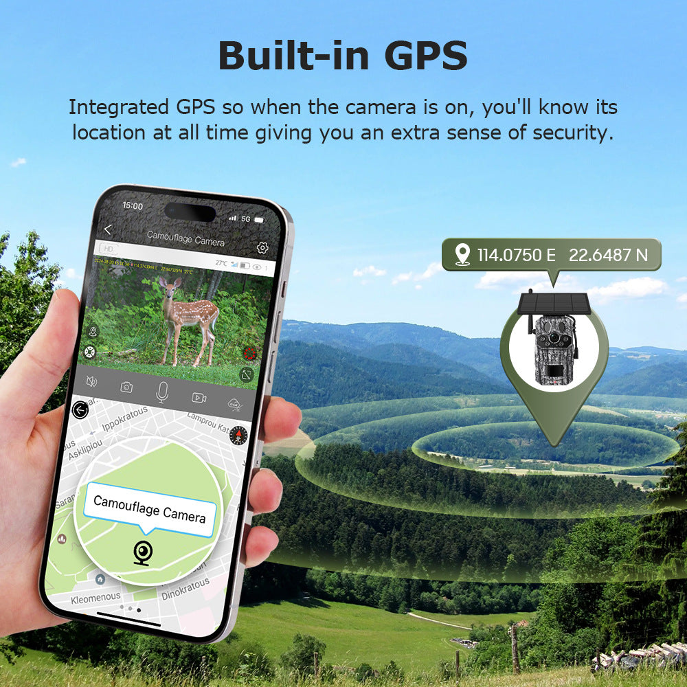 4G Hunting Camera Intelligent Positioning