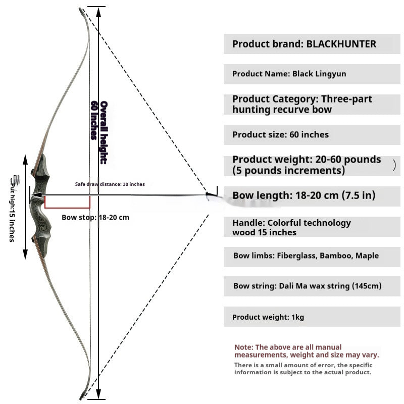 Traditional Archery Equipment American Bow