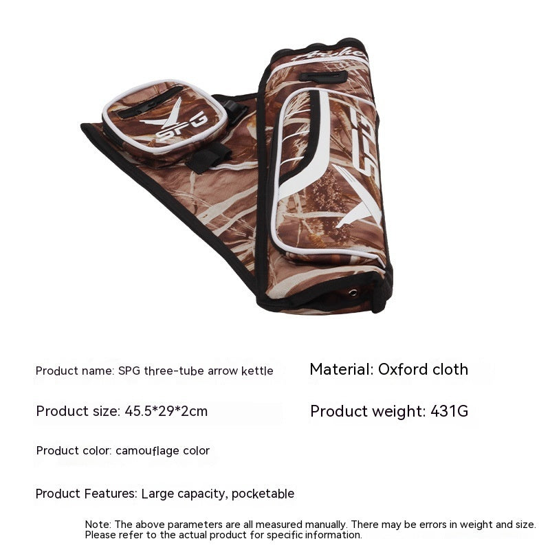 Archery Three-tube Arrow Pot Quiver