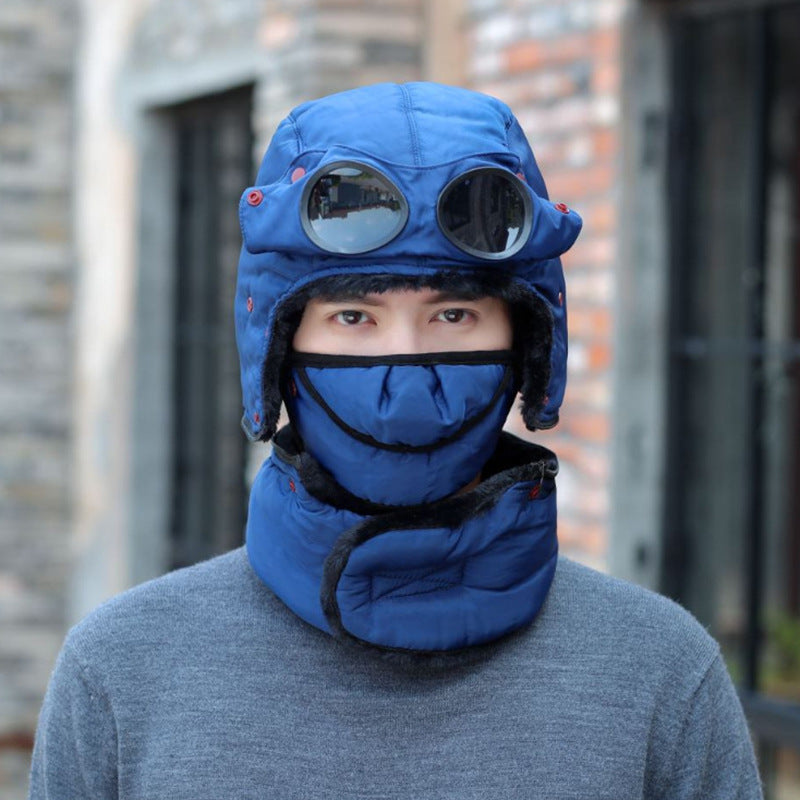 Winter Fleece Cap for Hiking Skiing Windproof