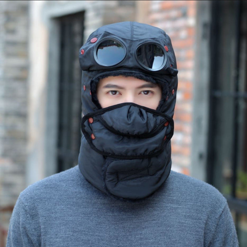 Winter Fleece Cap for Hiking Skiing Windproof
