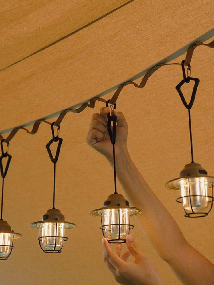 Camping Lantern Pine Cone Lamp Chandelier