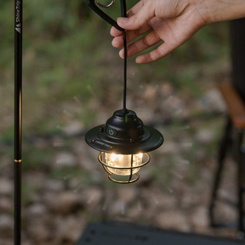 Camping Lantern Pine Cone Lamp Chandelier