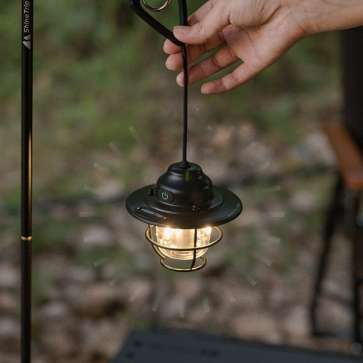 Camping Lantern Pine Cone Lamp Chandelier