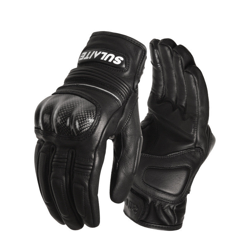 Sheepskin Riding Full Finger Gloves