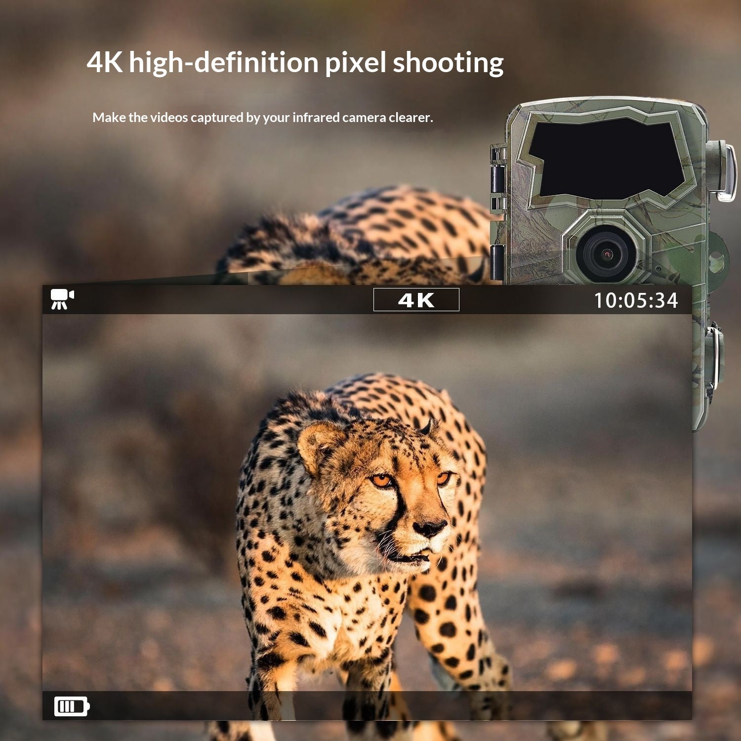 Wi-Fi Hunting Camera For Outdoor Scientific Research