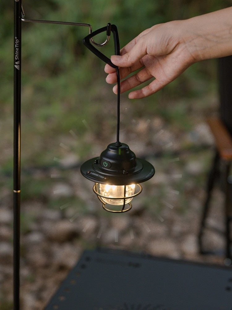 Camping Lantern Pine Cone Lamp Chandelier