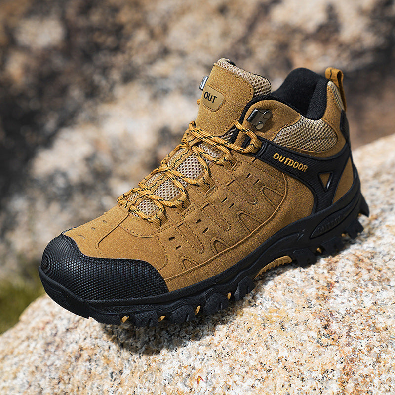 Plus Size Hiking Shoes Men's High-top