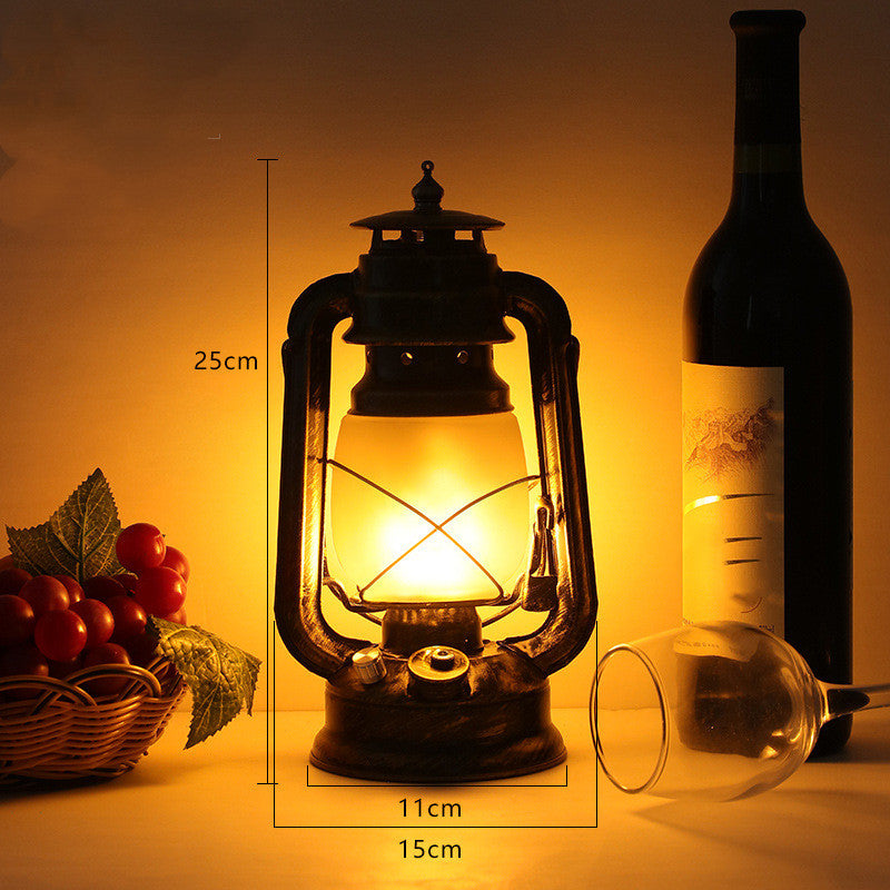 Retro Horse Lantern Outdoor Kerosene Lamp