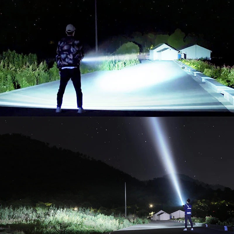 Strong Flashlight Focusing Led Light