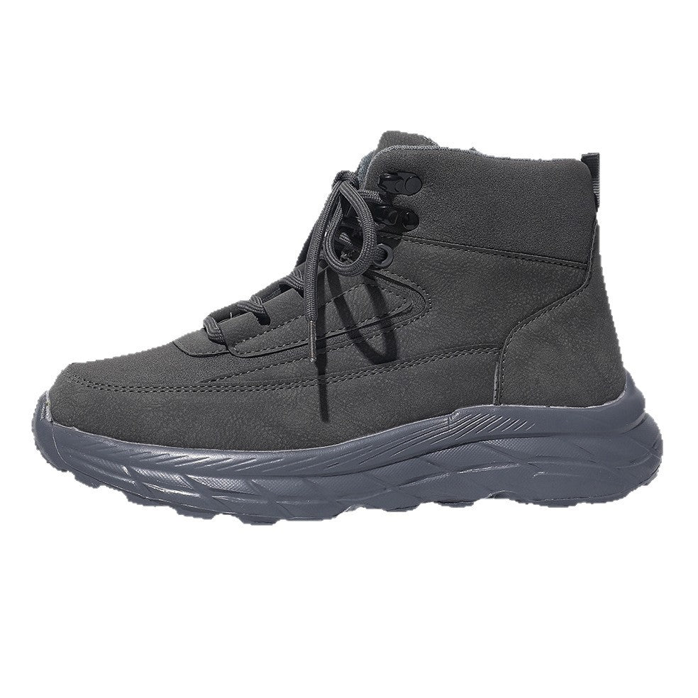 Fleece Lined Padded Warm Hiking Shoes