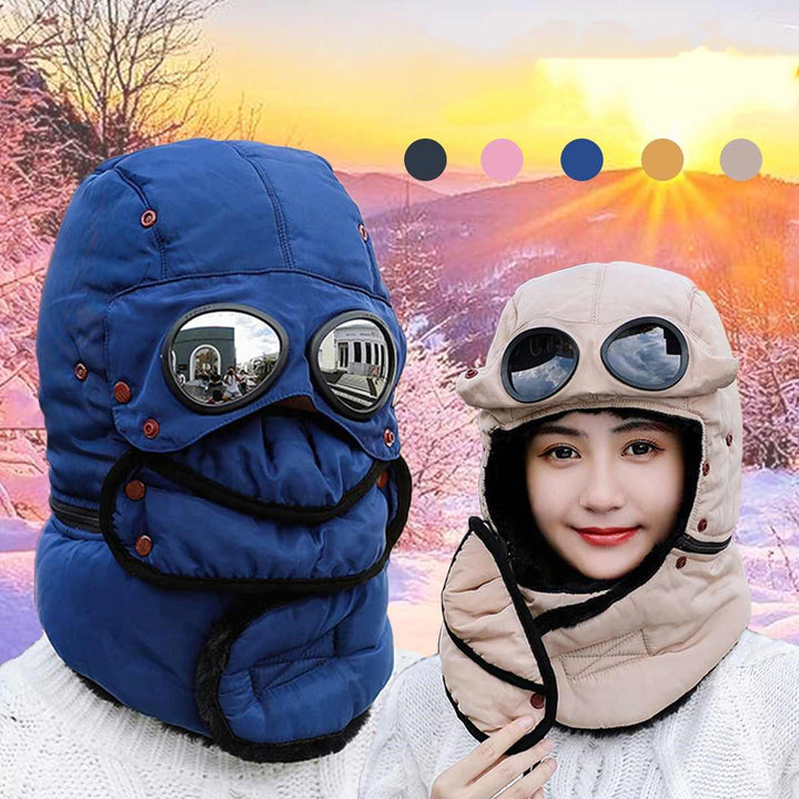 Winter Fleece Cap for Hiking Skiing Windproof