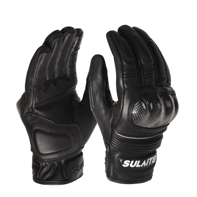 Sheepskin Riding Full Finger Gloves