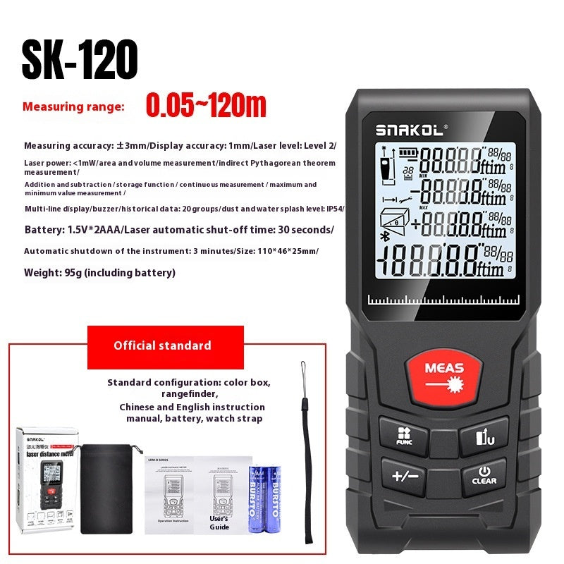 High Precision Hand-held Laser Range Finder