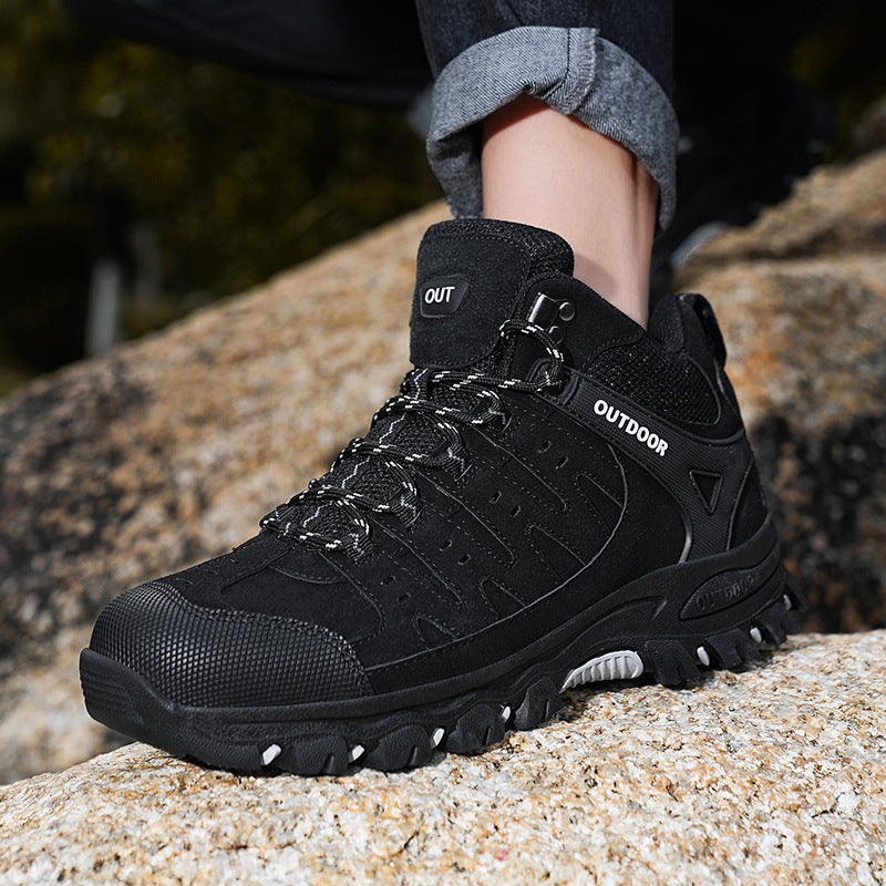 Plus Size Hiking Shoes Men's High-top