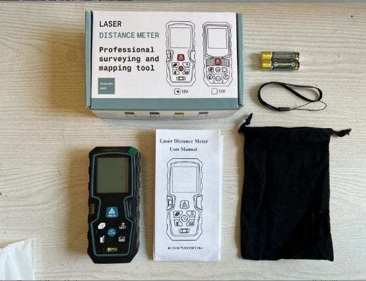 Holding Range Finder Double Horizontal Bubble Infrared Measuring Instrument