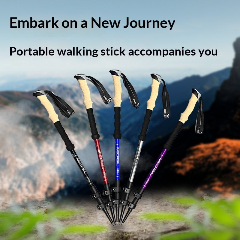 3-section Trekking Poles Unisex Hiking Poles