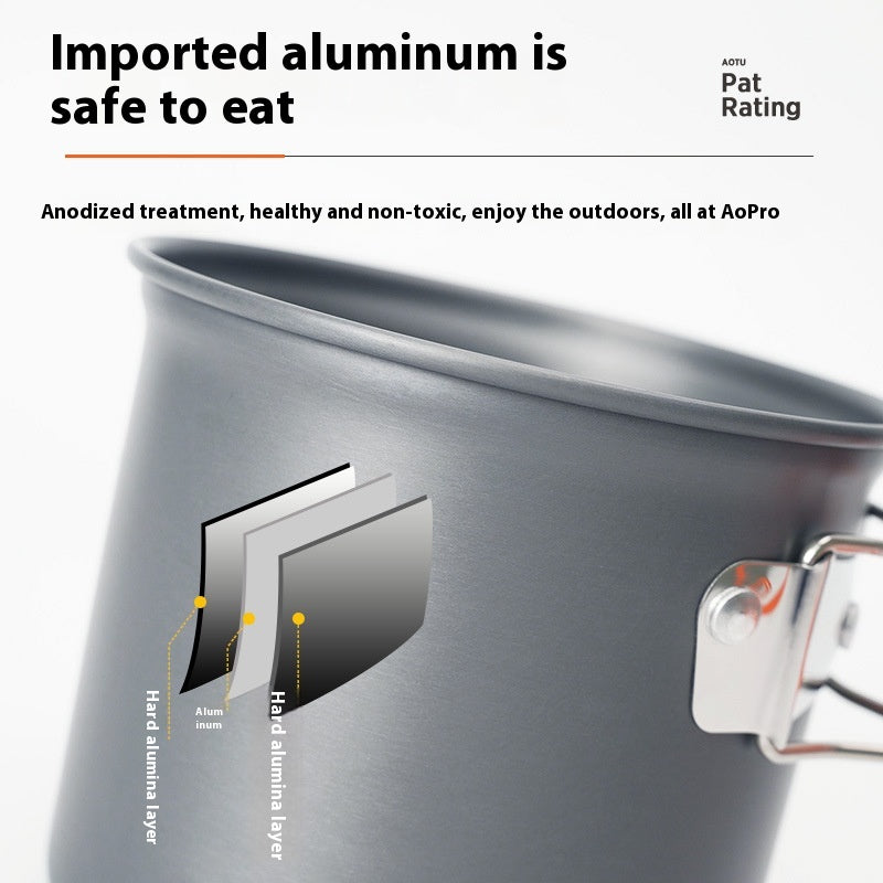 Outdoor Camping Cookware Picnic Pot