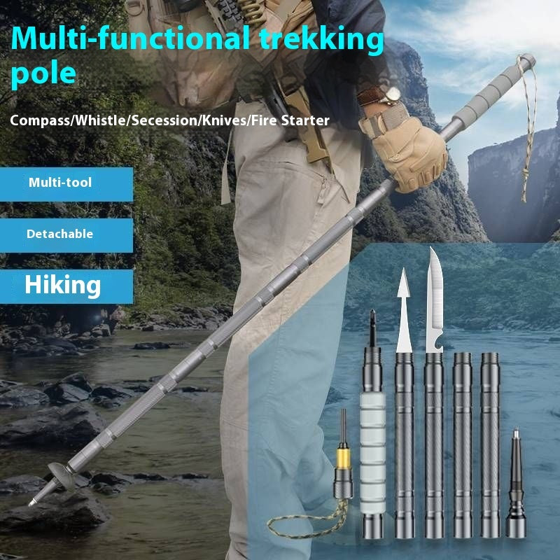 Folding Multifunction Trekking Poles
