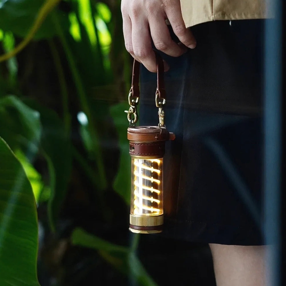 Camping Lantern Leather Hang Rope 3-piece